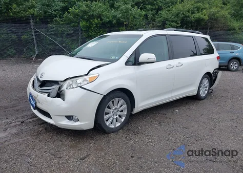 2014 Toyota Sienna Xle/Limited from USA, damaged, VIN 5TDDK3DC4ES081882